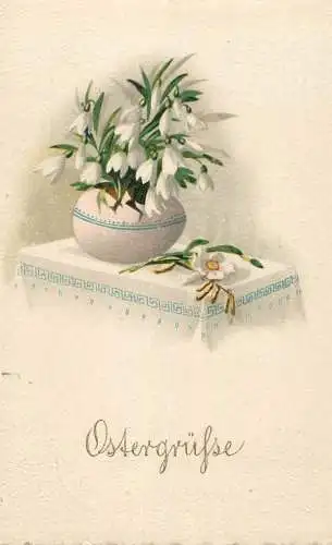 Fantaisie fleurs Easter Ostergrusse flower vase