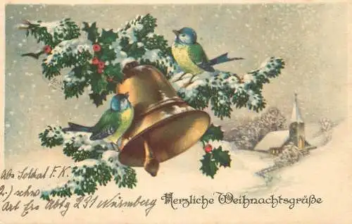 Fantaisie fleurs Christmas Herzliche Weihnachtsgrube