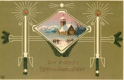 Fantaisie fleurs Christmas ein Frohes Weihnachtsfest
