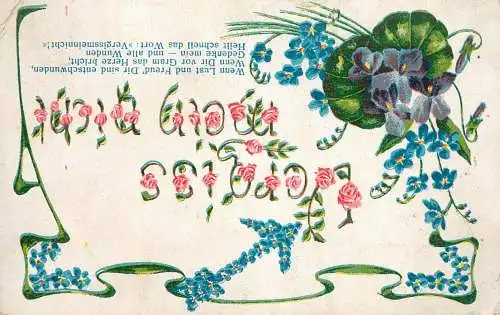 Fantaisie fleurs flower writing