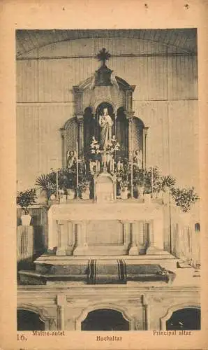 Church Main Altar detail view