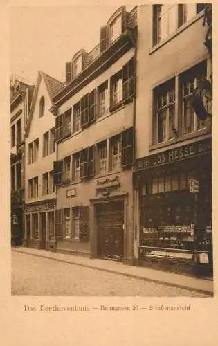 Germany Bonn Beethoven Haus Bonngasse Strassenansicht