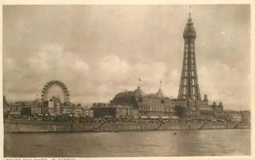 England Blackpool Tower and Wheel