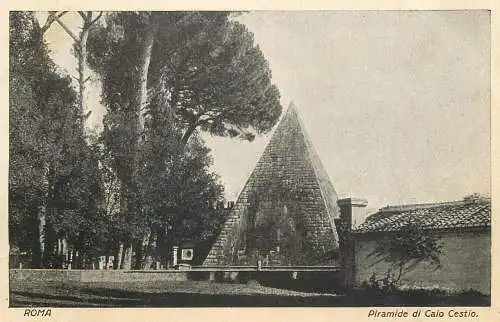 Italy Roma Piramide di Caio Cestio