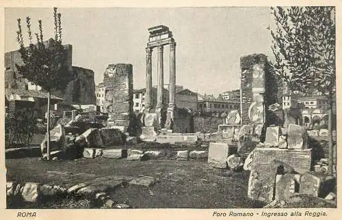 Italy Roma Foro Romano Ingresso alla Reggia