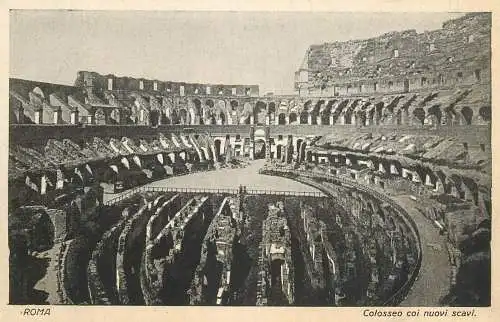 Italy Roma Colosseo coi nuovi scavi