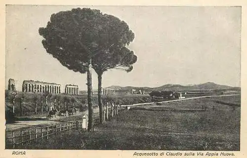 Italy Roma Acqueaotto di Claudio sulla Via Appia Nuova