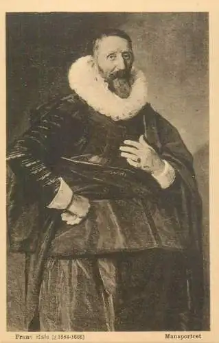 Man portrait Frans Hals painting