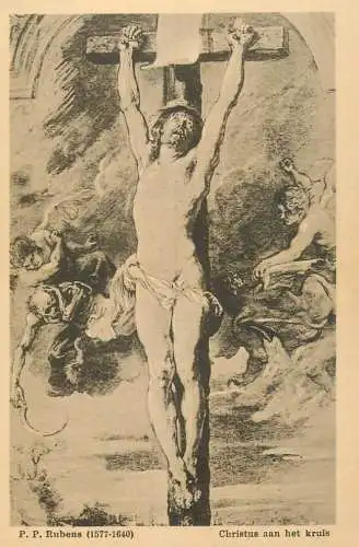 Christ on the Cross Peter Paul Rubens painting