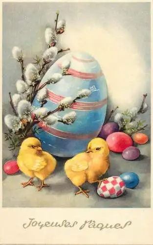 Fantaisie Pâques poussins animé Joyeuses Paques eggs