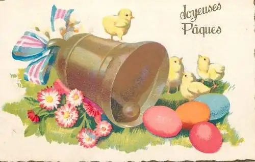 Fantaisie Pâques poussins animé bell Joyeuses Paques