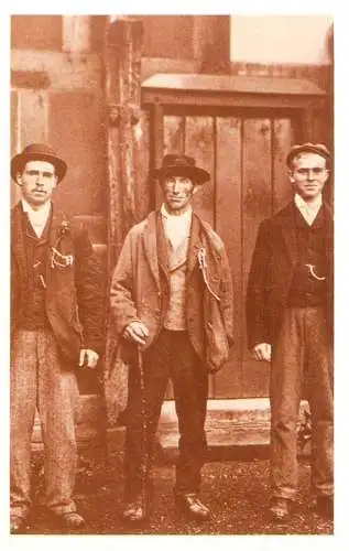 The Nostalgia Postcard 1950 Yesterday`s Britain Stratford upon Avon mop fair 1906
