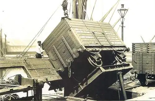 The Nostalgia Postcard 1950 Yesterday`s Britain Poplar Docks in East London 1898