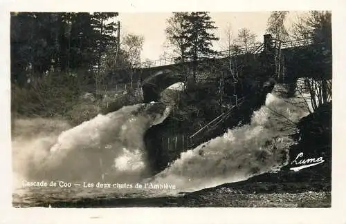 Belgium Cascade de Coo les deux chutes de l'Ambleve