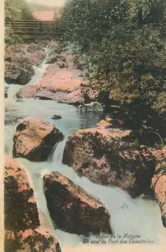 Belgium Spa vallee de la Hoegne en aval du pont des Cascatelles