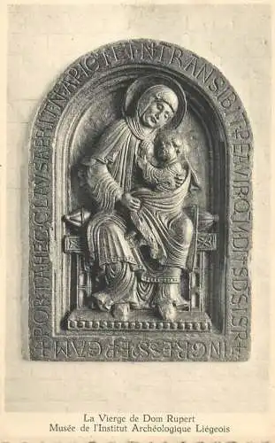 Belgium Liege musee archeologique la vierge de Dom Rupert