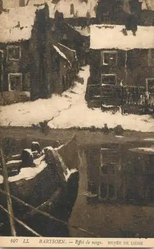 Belgium Bartsoen effet de neige Liege