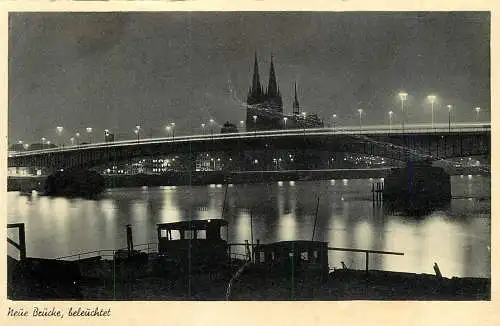 Germany neue Brucke beleuchet