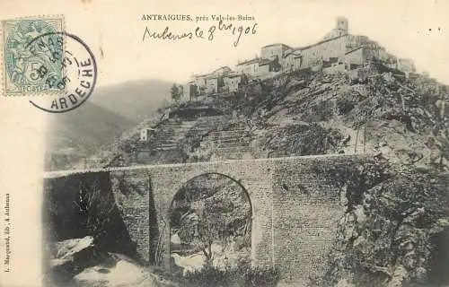 France Antraigues pres Vals-les-Bains 1906 photo