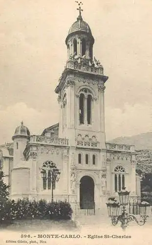 Monaco Monte Carlo Eglise St Charles