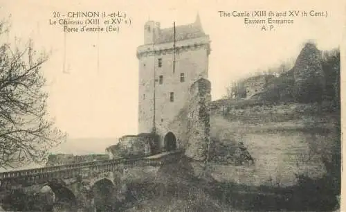 France Chinon Le Chateau Porte d'entree (Est)