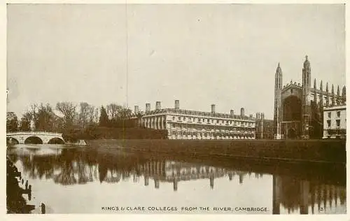 England Cambridge King's & Clare Colleges