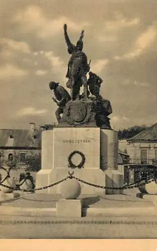 Hungary Eger Dobo Istvan szobra