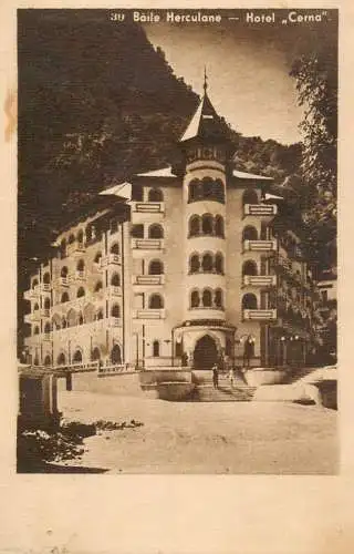 Romania Baile Herculane hotel Cerna