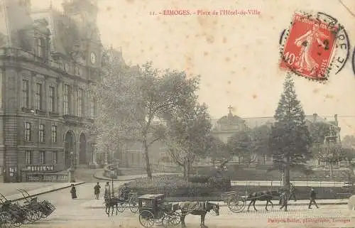 France Limoges Place de l'Hotel de Ville