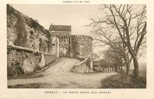 France Vezelay Porte Neuve XII siecle