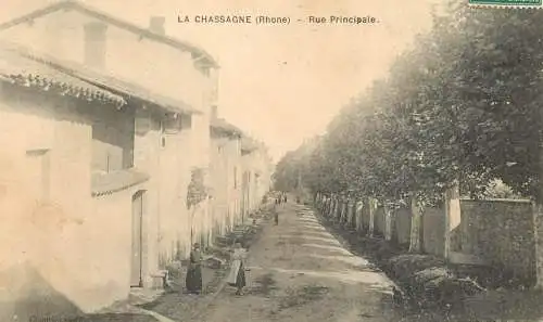 France Chassagne (Rhone) Rue Principale