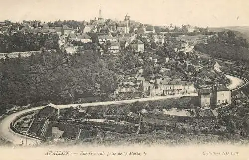 France Avallon vue generale prise de la Morlande