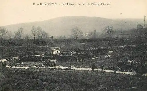 France En Morvan Le Flottage Le Port de l'Etang d'Yonne