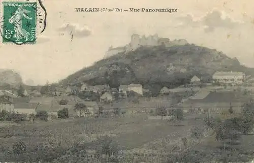 France Mallain (Cote d'Or) vue panoramique