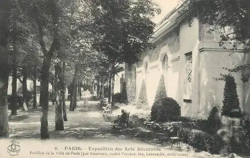 France Paris Exposition des Arts Decoratifs Pavillon de la Ville