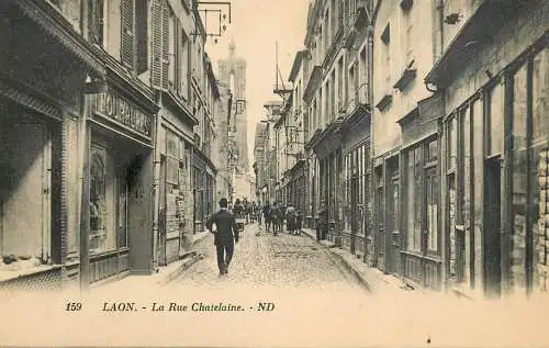 France Laon La Rue Chatelaine