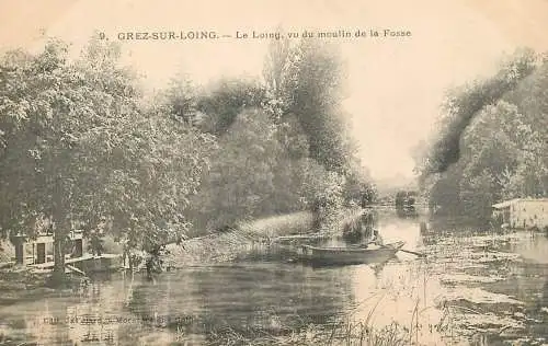 France Grez-sur-Loing vu du moulin de la Fosse