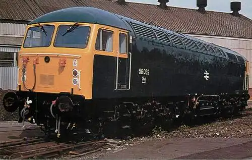 Railway train locomotive Class 56 Locomotive at Doncaster 1977 photo