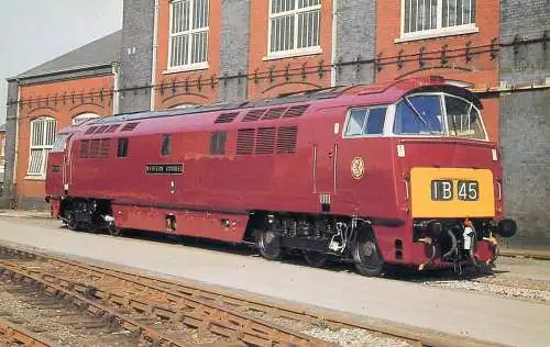 Railway train locomotive - Western Class 52 Western Courier in Swindon Works