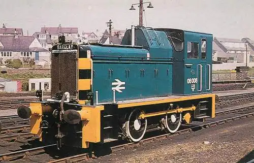 Railway train locomotive - Namber 06.006 at Ferryhill Depot Aberdeen Scotland in 1975