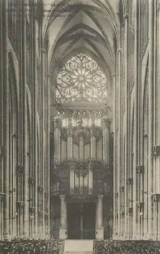 France Rouen Eglise Saint Ouen vue interieure