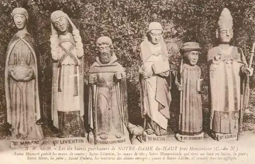 France The six saints healers of Notre Dame du Haut near Moncontour