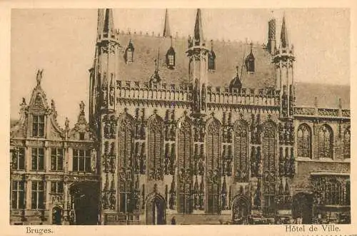 Belgium Brugge Hotel de Ville