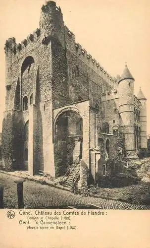Belgium Gent Chateau des Comtes de Flandre Donjon & Chapelle