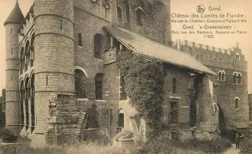 Belgium Gent Chateau des Comtes de Flandre Maison du Chatelain, Cuisines et Palais