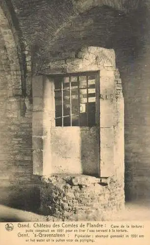 Belgium Gent Chateau des Comtes de Flandre Cave de la torture