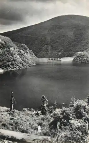 Romania Barajul si lacul de acumulare ale uzinei hidroelectrice Sadu V