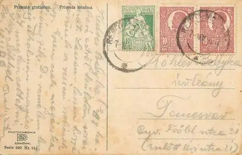 Romania correspondenta 1921 Timisoara