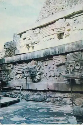 America Mexico San Juan Teotihuacan the temple of Quetzalcoatl