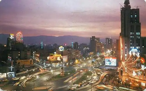 America Mexico Juarez Cabalito twilight